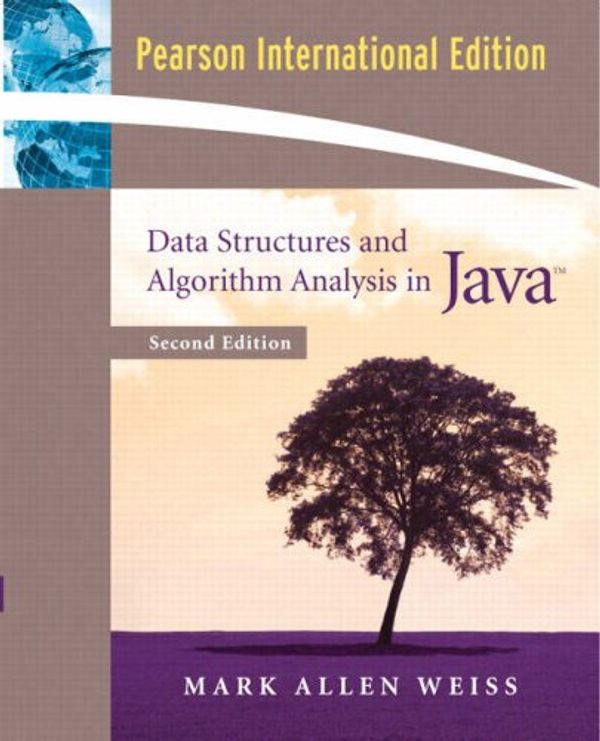 Cover Art for 9780321373199, Data Structures and Algorithm Analysis in Java by Mark A. Weiss