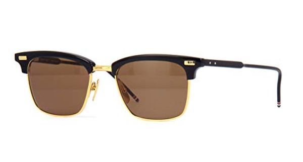 Cover Art for 0814981020564, THOM BROWNE TB 711 Sunglasses C-T-NVY-GLD Navy 18K Gold w/ Dark Brown-AR by Unknown