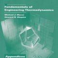 Cover Art for 9780471469308, Fundamentals of Engineering Thermodynamics, Appendices by Michael J. Moran, Howard N. Shapiro