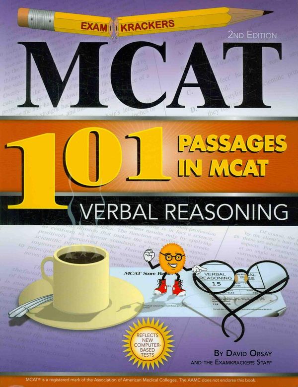 Cover Art for 9781893858558, Examkrackers 101 Passages in MCAT Verbal Reasoning by David Orsay