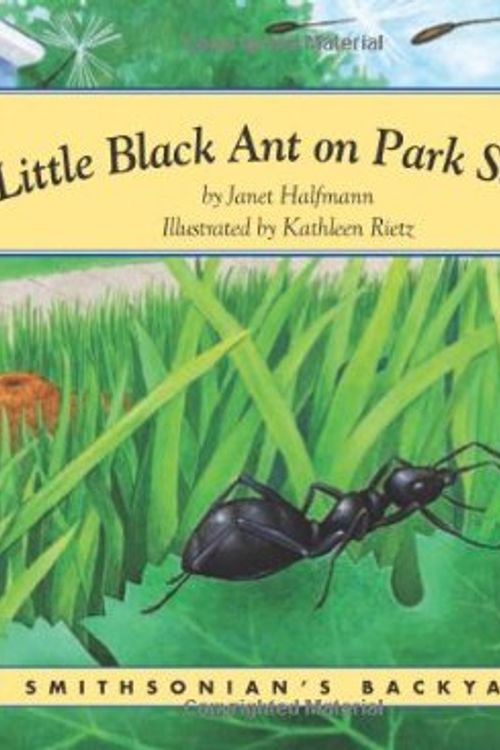 Cover Art for 9781607270041, Little Black Ant on Park Street by Janet Halfmann