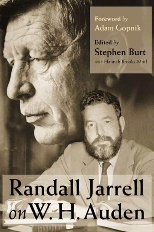 Cover Art for 9780231130783, Randall Jarrell on W. H. Auden by Stephen Burt