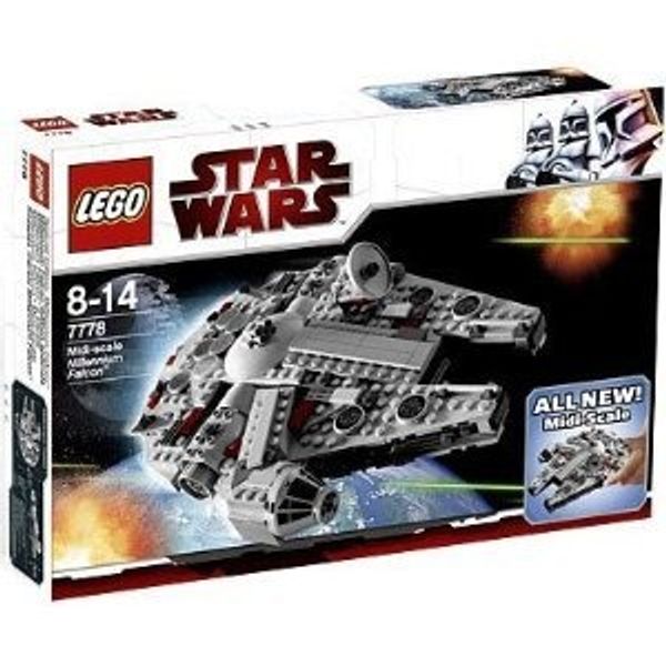 Cover Art for 0673419114042, Midi-scale Millennium Falcon Set 7778 by LEGO