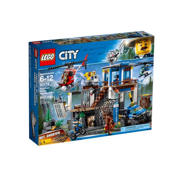 Cover Art for 0673419281492, Mountain Police Headquarters Set 60174 by LEGO