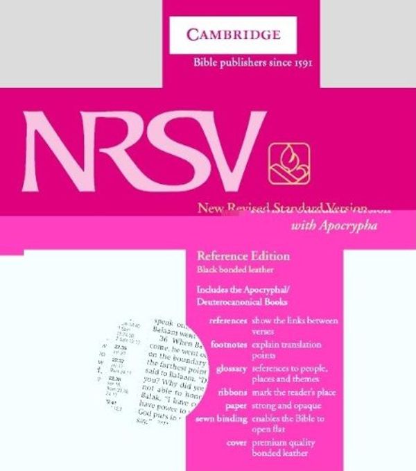 Cover Art for 9780521509336, NRSV Reference Edition with Apocrypha Black bonded leather NRA22: New Revised Standard Version Reference Edition with Apocryphal/Deuterocanonical Books by Cambridge University Press