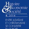 Cover Art for 9782200929367, Histoire, économie & société (4/2014) Varia by Collectif