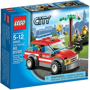 Cover Art for 0673419187121, Fire Chief Car Set 60001 by LEGO