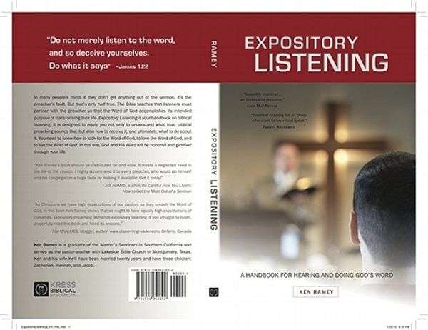 Cover Art for 9781934952092, Expository Listening by Ken Ramey
