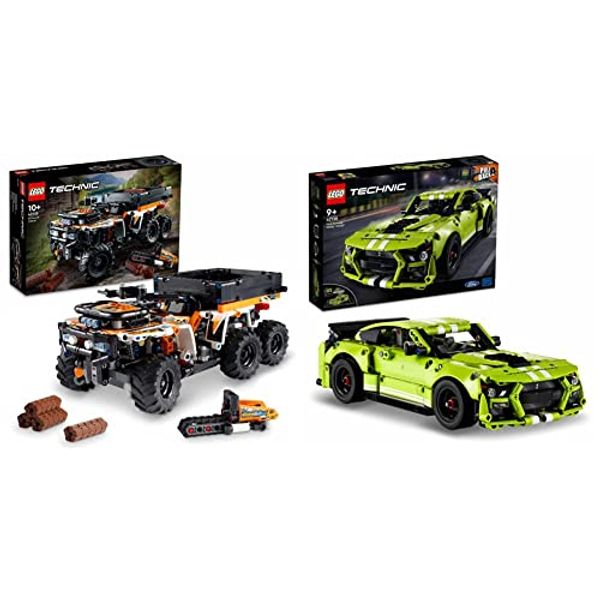 Cover Art for B09Y94MCCD, LEGO 42139 Technic All-Terrain Vehicle, 6-Wheeled Off Roader Model Truck Toy & 42138 Technic Ford Mustang Shelby GT500 Set, Pull Back Drag Racing Model Car Toy by Unknown