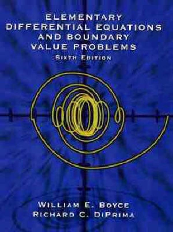 Cover Art for 9780471089551, Elementary Differential Equations and Boundary Value Problems by William E. Boyce, Richard C. DiPrima