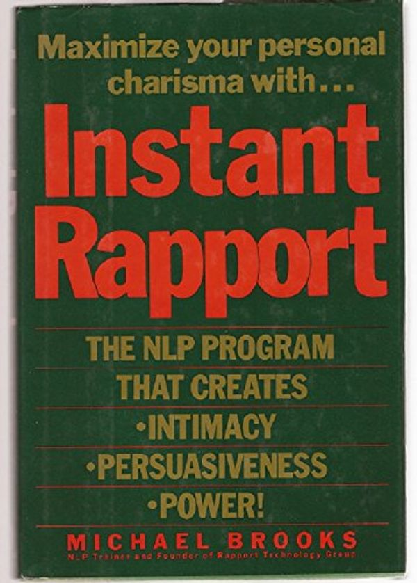 Cover Art for 9780446514392, Instant Rapport by Michael Brooks
