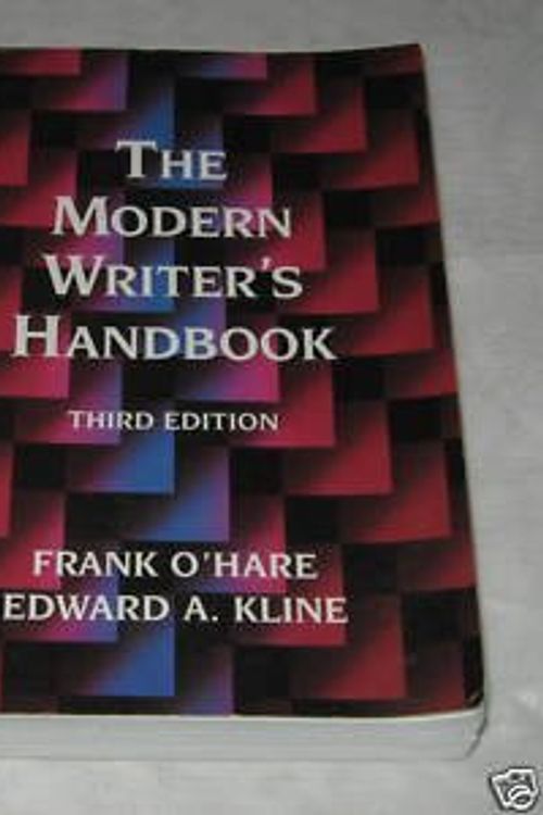 Cover Art for 9780023891700, The Modern Writer's Handbook by Frank O'Hare