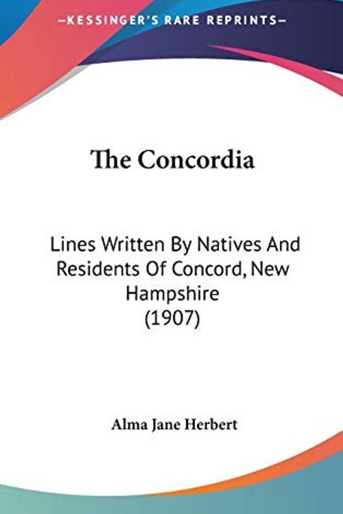 Cover Art for 9781104272579, The Concordia by Alma Jane Herbert