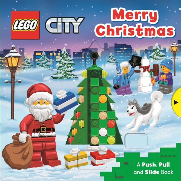 Cover Art for 9781529058314, LEGO Merry Christmas: A Push, Pull and Slide Book by Macmillan Children's Books