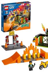 Cover Art for 5702016911961, LEGO 60293 City Stuntz Stunt Park Show Set with Flywheel-Powered Motorbike Toy, Ramps, Spider Cage and Minifigure Racer, for Kids Aged 5 by LEGO