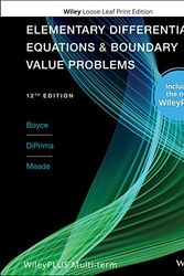 Cover Art for 9781119781981, Elementary Differential Equations and Boundary Value Problems, WileyPLUS NextGen Card and Loose-leaf Set Multi-Semester by Boyce, William E., DiPrima, Richard C., Meade, Douglas B.