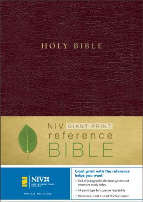 Cover Art for 0025986924591, NIV Reference Bible by Zondervan