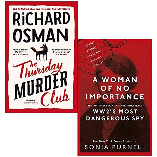 Cover Art for 9789124097936, The Thursday Murder Club By Richard Osman & A Woman of No Importance By Sonia Purnell 2 Books Collection Set by Richard Osman, Sonia Purnell