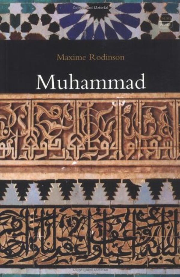 Cover Art for 9781860648274, Muhammad by Maxime Rodinson