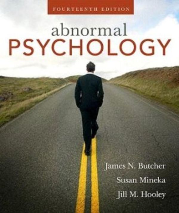 Cover Art for B01FEK83L8, Abnormal Psychology by James N. Butcher;Susan Mineka;Jill M. Hooley