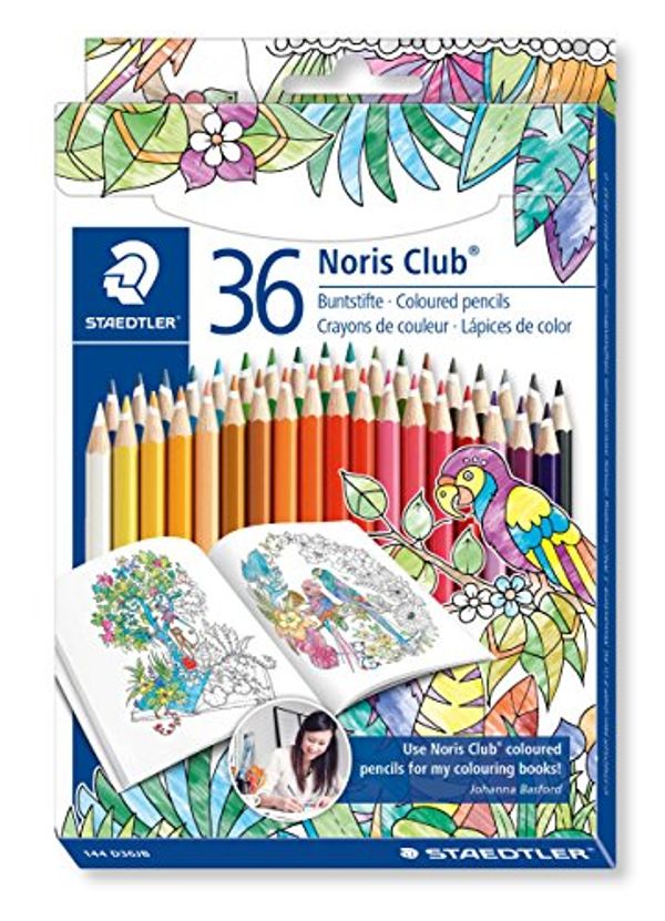 Cover Art for 4007817025086, STAEDTLER Noris Club Colouring Pencils, Johanna Basford Edition, Assorted Colours, Pack of 36 by 