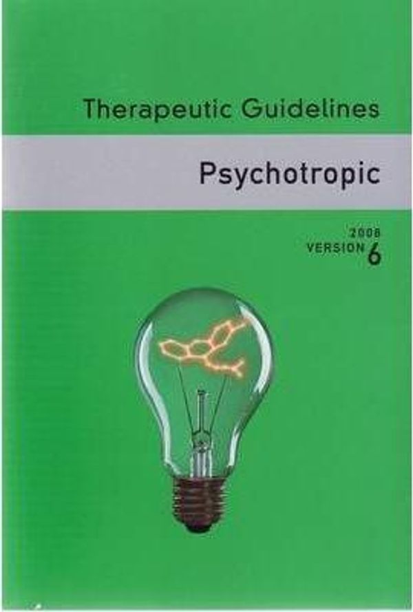 Cover Art for 9780980476422, Therapeutic Guidelines by Psychotropic Expert Group
