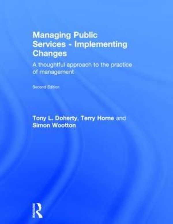 Cover Art for 9780415414500, Managing Public Services - Implementing Cuts by Tony L. Doherty