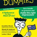 Cover Art for 9780731407521, English Grammar for Dummies by Wendy M. Anderson, Geraldine Woods, Lesley J. Ward