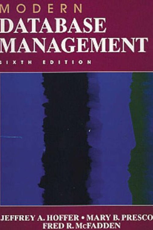 Cover Art for 9780130423559, Modern Database Management by Jeffrey Slater, Mary Prescott, Fred R. McFadden