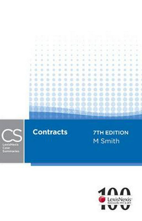 Cover Art for 9780409327823, Contracts by Smith