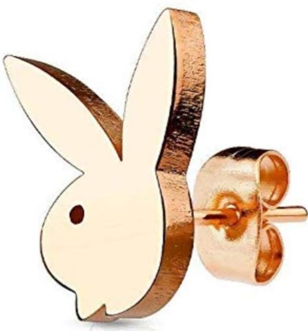 Cover Art for 5060652500186, Pair Playboy Bunny 316L Surgical Stainless Steel Stud Earrings by 