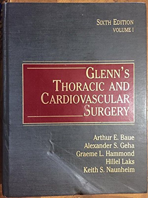 Cover Art for 9780838531334, Glenn's Thoracic and Cardiovascular Surgery: Vols 1-2 by Arthur Baue