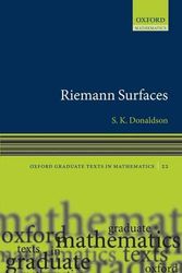 Cover Art for 9780199606740, Riemann Surfaces by Simon Donaldson