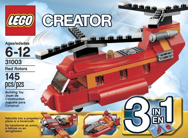 Cover Art for 0673419189781, Red Rotors Set 31003 by LEGO