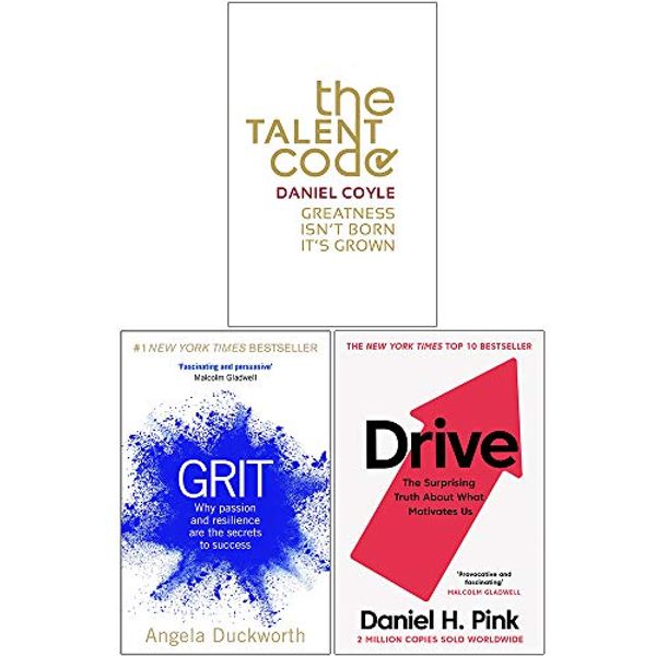 Cover Art for 9789123957392, The Talent Code, Grit: Why passion and resilience are the secrets to success, Drive The Surprising Truth About What Motivates Us 3 Books Collection Set by Daniel Coyle, Angela Duckworth, Daniel H. Pink