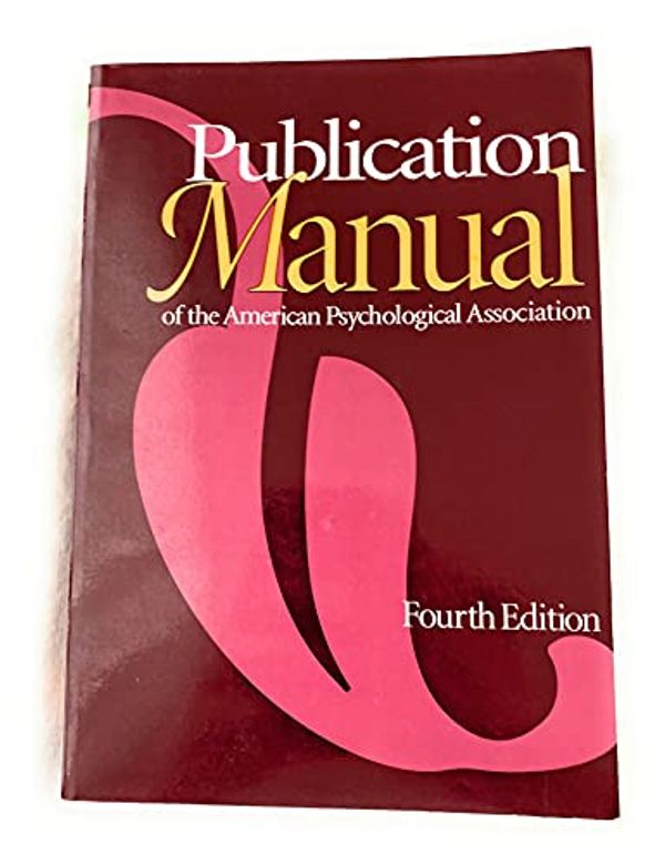 Cover Art for B0798B5WM4, Publication Manual of the American Psychological Association by American Psychological Association
