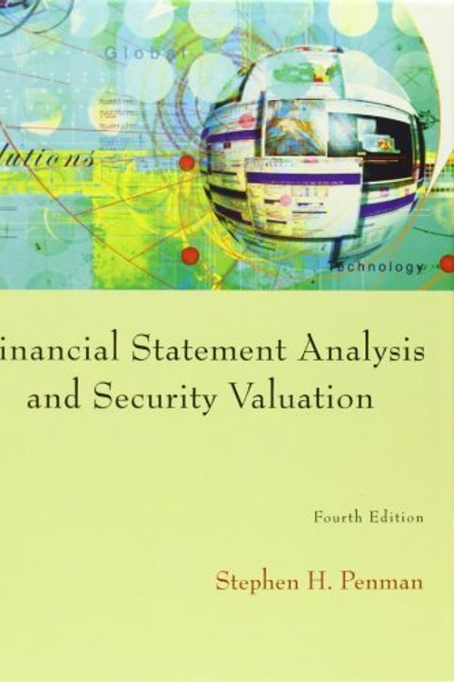 Cover Art for 9780073127132, Financial Statement Analysis and Security Valuation by Stephen Penman