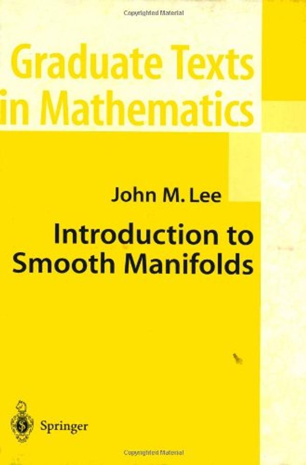 Cover Art for 9780387954486, Intro to Smooth Manifolds by John M. Lee