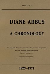 Cover Art for 9781597111799, Diane Arbus: A Chronology by Diane Arbus