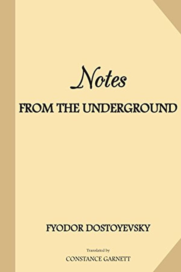 Cover Art for 9781983920875, Notes from Underground by Fyodor Dostoyevsky
