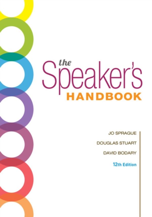 Cover Art for 9781337558617, The Speaker's Handbook, Spiral bound Version by Jo Sprague