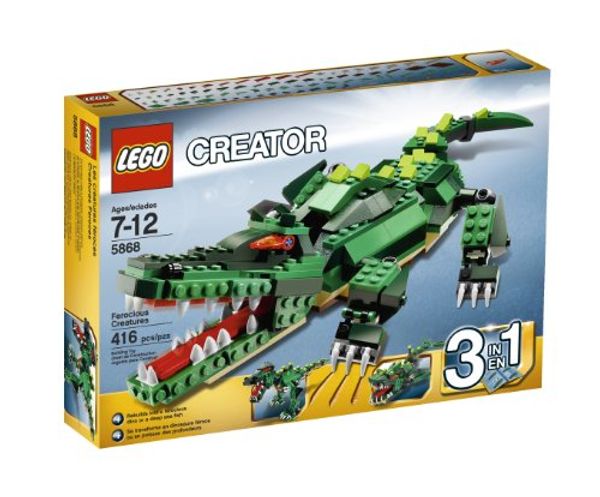 Cover Art for 0673419128605, Ferocious Creatures Set 5868 by Lego