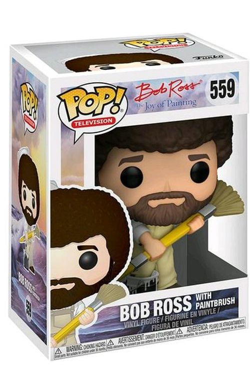 Cover Art for 0889698257022, Pop Bob Ross in Overalls Vinyl Figure by FUNKO