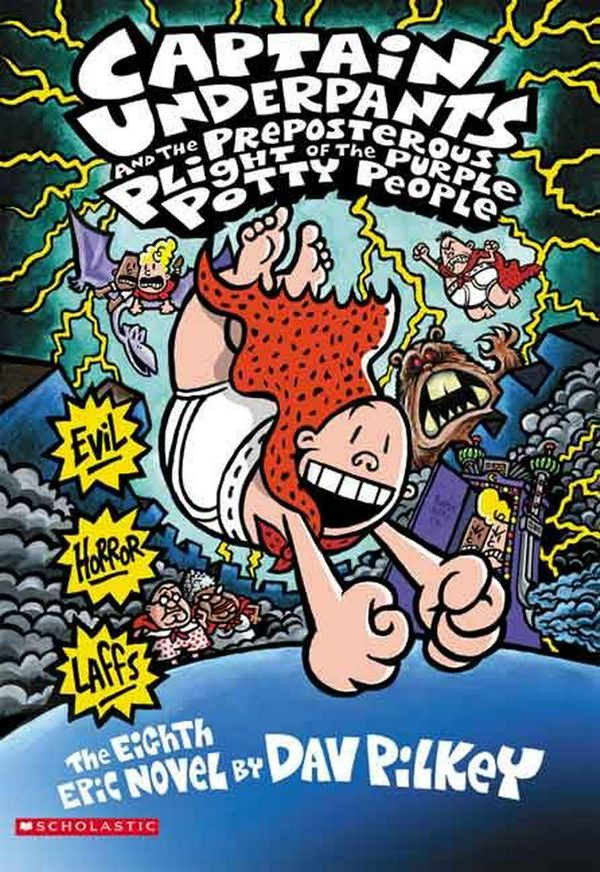 Cover Art for 9780439376143, Captain Underpants and the Preposterous Plight of the Purple Potty People by Dav Pilkey