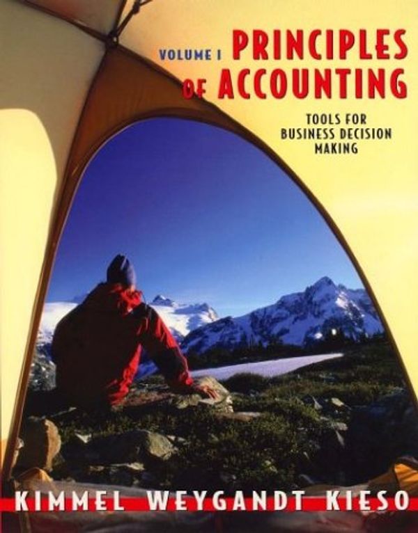 Cover Art for 9780471475422, Principles of Accounting, Chapters 1-14 (Volume 1) by Paul D. Kimmel; Jerry J. Weygandt; Donald E. Kieso