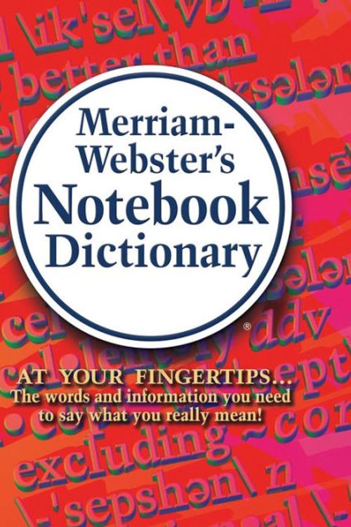 Cover Art for 9780877796503, Note Book Dictionary by Merriam-Webster