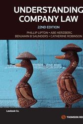 Cover Art for 9780455247953, Understanding Company Law 22nd Edition by Herzberg, Abe, Saunders, Benjamin, Robinson, Catherine