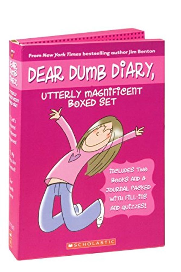 Cover Art for B013RO91AU, Dear Dumb Diary Utterly Magnificent Boxed Set: Books 1-2 Plus Diary [With Journal] by Scholastic Inc. (Corporate Author) (1-Sep-2009) Paperback by 