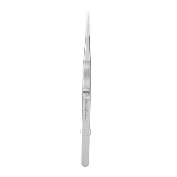 Cover Art for 0736342374027, Vruping Jewelry Tweezer Lock Catch, Jewelry Making Craft Tool Anti-Slip Design Adjustable Stainless Steel Tweezers Great Use for Jewelry-Making, Laboratory Work etc (Straight) by 