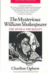 Cover Art for 9780939009671, The Mysterious William Shakespeare: The Myth & the Reality by Charlton Ogburn